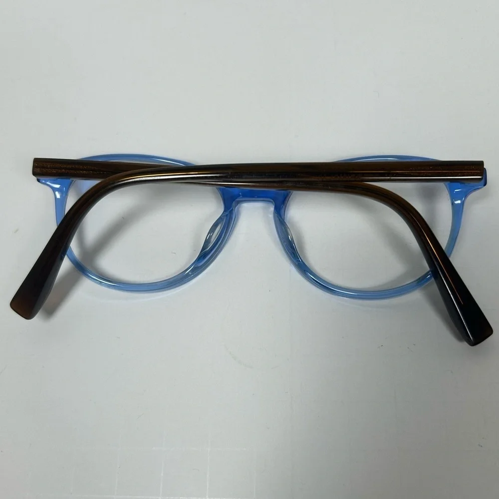 Warby Parker Watts Frames Blue and Brown